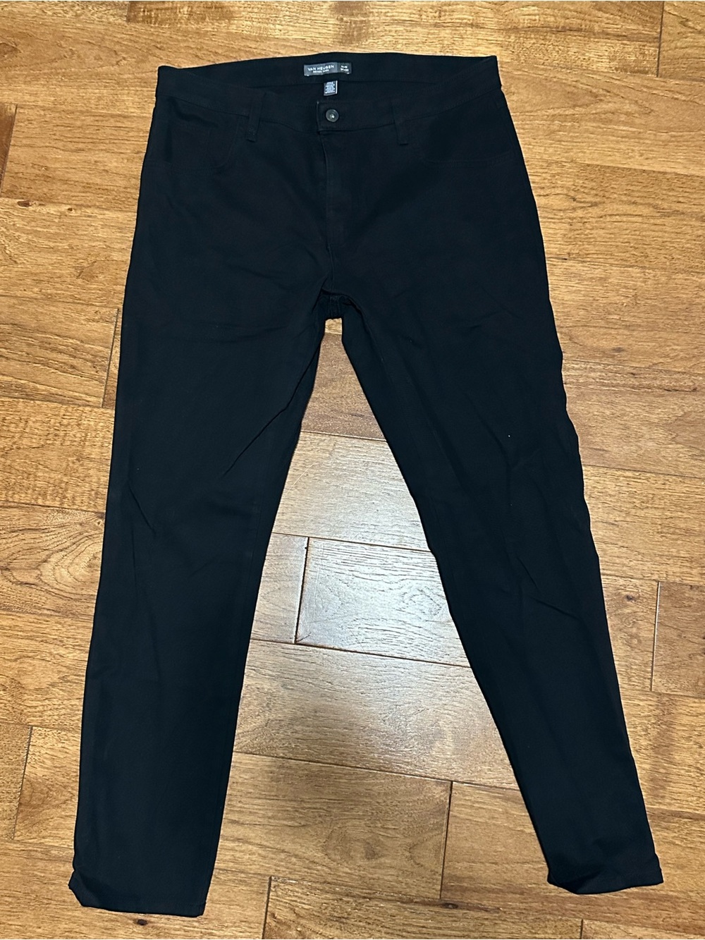 Van Heusen Black Slim Chinos